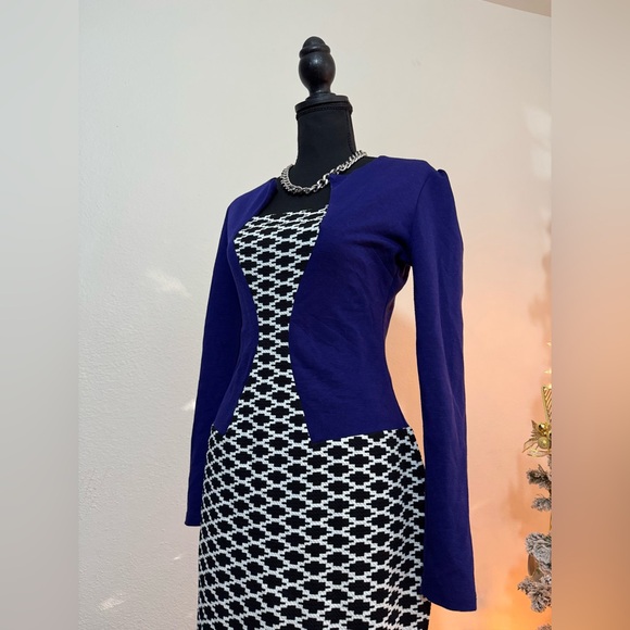 Oxiuli Women's Pencil Dress Blue•Size M - Picture 5 of 5